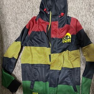 Neff Striped Hoodie M